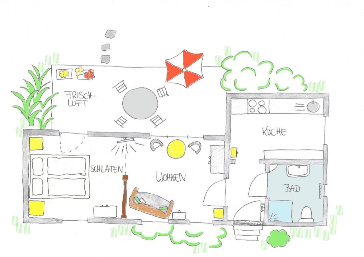 Bergisches Cottage Solingen - Tiny House Mit Garten المظهر الخارجي الصورة